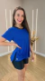 BLUSA DRY-FIT Azul