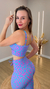 CONJUNTO - Animal Print - Azul | Pink - comprar online
