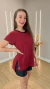 BLUSA DRY-FIT Marsala