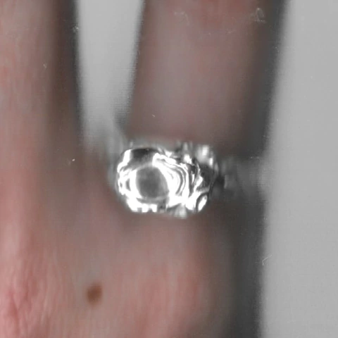 ANILLO EROSION PLATA