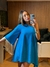 Vestido Trancoso Curto- Azul Avatar - The Claire’s Store