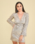 Vestido Sofia - Paetê Prata