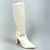 Ana Paula - Bota Salto Bloco Bico Fino Off-White - loja online