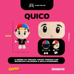 Boneco Pelúcia Quico - 20cm - PFY | Plush For You - Sua diversão sua coleção!