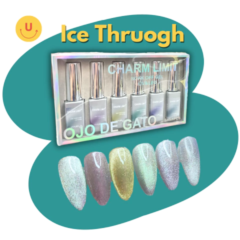 Ice Through - Charm Limit colección x6 - Ojo de gato/Cat eye - comprar online