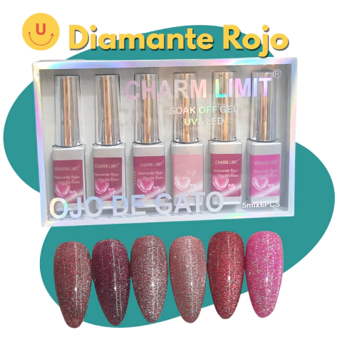Diamante Rojo - Charm Limit - Ojo de gato/Cat eye - comprar online