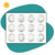 Deco Varias Formas x12 - Blanco