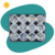 Deco en caja x12 - Varias formas - Luz multicolor - Paris night