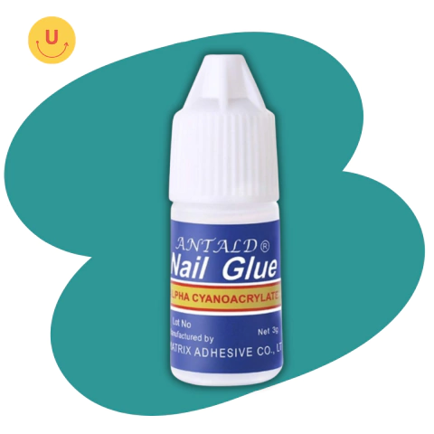 Pegamento sin brocha nail glue c/u