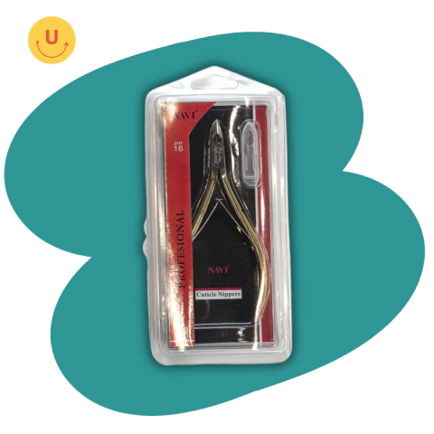 Alicate corta cutículas Navi Dorado
