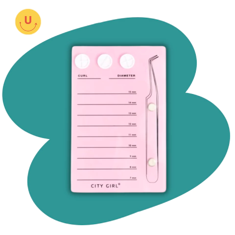 Porta pestañas city girl imantado para pinza