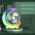 Ventilador Portátil Recarregável de Mesa Iluminação LED RGB Circulating Fan Hmaston F11 - comprar online