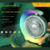 Ventilador Portátil Recarregável de Mesa Iluminação LED RGB Circulating Fan Hmaston F11