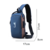 Imagem do Mochila de Ombro Transversal Portátil com Trava Antifurto
