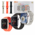 Relógio Inteligente Smartwatch 45mm com 03 Pulseiras Eletromex W9 MAX - comprar online