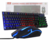 Kit Teclado E Mouse Gamer Preto Semi Mecânico LED RGB Kapbom KA-5890 - BelleMarc Digital