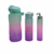 Kit 3 Garrafa de Água Squeeze Motivacional com 02 bicos 2litros, 900ml e 300ml **cores aleatorias** - BelleMarc Digital