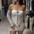 CROPPED TULE C/ MANGUINHA