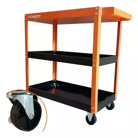 Mesa Carro Porta Herramientas 3 Estantes Con Ruedas LUSQTOFF
