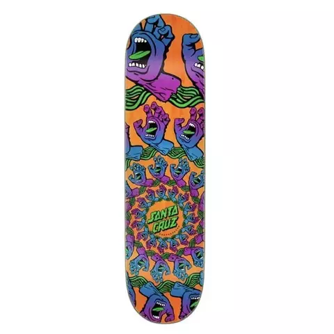 Shape Santa Cruz 8.125" Mandala Hand Deck Orange