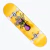 Skate Montado Hondar Iniciante First Love Foil Amarelo - comprar online