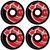 Roda 54mm Pig Wheels Conical 95A Preta