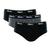 Kit 3 Cueca Slip Alg Elast Mash 075.04Pt/Mescla/Pt G