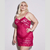 Camisola Alcas Finas Duplas Em Renda E Tule - comprar online