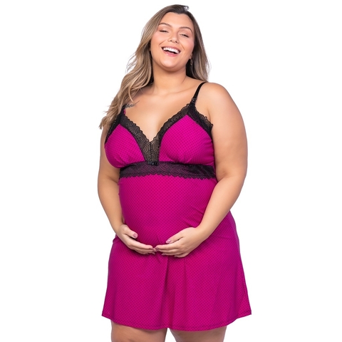 Camisola Estampada Amamentacao Plus Size