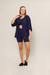 Casaqueto Plus Size Feminino Limoges - Unica -Azul U