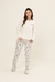Pijama Ad Feminino Manga Longa Borboleta Kind na internet