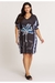 Caftan Plus Size De Supermicro Estampaeira 50