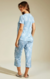 Pijama Aberto Com Capri De Malha 100% Estampado . Minimal 44 na internet