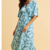 Imagem do Caftan De Microfibra Estampada Blues V25