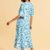 Caftan De Microfibra Estampada Blues V25 - Audácia Moda Íntima
