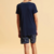 Pijama Familia Masculino Infantil Microfibra Azul Sideral C/Est. Puzzle V25 6 na internet