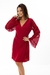 Robe Poliamida Com Manga Rendada Tamanho Especial - Audácia Moda Íntima