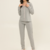 Pijama Ad Feminino Manga Longa Americano Gray Basics - comprar online