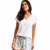 Pijama Curto 100% Algodao E Palha Com Estampado. Girly V25