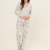 Pijama Ad Feminino Manga Longa Americano Com Botões Borboletas - comprar online
