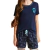 Pijama Familia Juvenil Microfibra Azul Sideral Com Estampa Puzzle V25 14 - comprar online