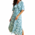 Caftan De Microfibra Estampada Blues V25 na internet