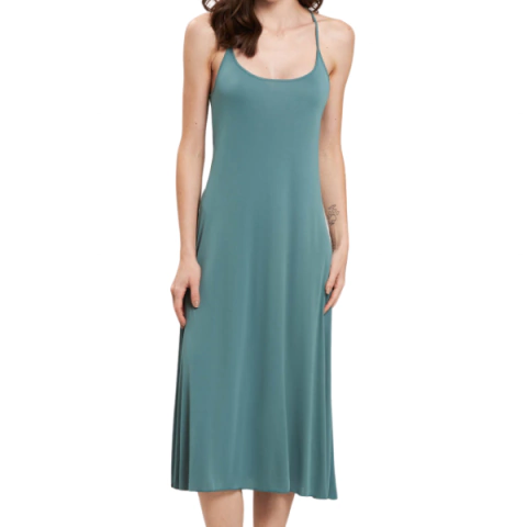 Camisola Midi De Microfibra Verde Jungle - comprar online