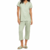 Pijama Aberto Com Capri De Algodão Estampado Poa De Flores - comprar online
