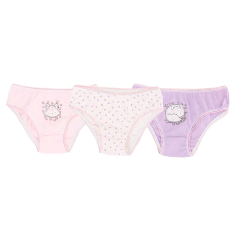 Kit 3X1 Calcinha Infantil Raposinha -Nica - 06