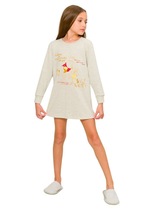 Camisola Infantil Feminino Manga Longa Disney 1623