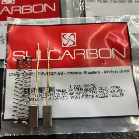 1 Par De Escova Do Regulador Do Alternador Valeo SVX-7N