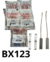 5 Pares Escova Do Regulador Alternador Bosch BX123 12V/24V