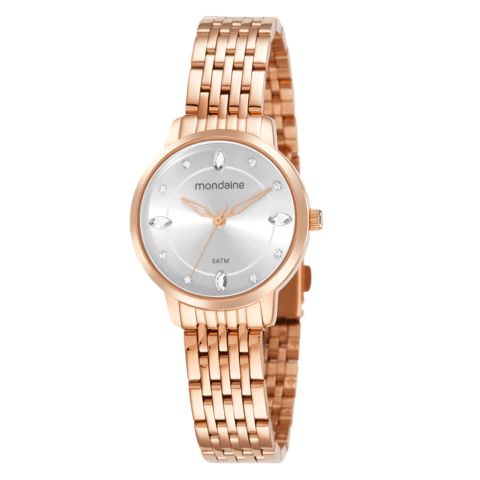 Relógio Mondaine Social Rose Gold 32336LPMVRE2