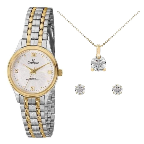Relógio Champion Bicolor com kit folheado CH29870C - comprar online